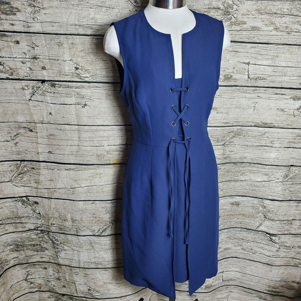 Keneth Cole New York Navy Dress Size 4
